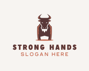 Strong Wild Bison logo design