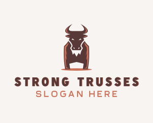 Strong Wild Bison logo design