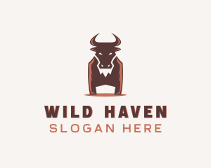 Strong Wild Bison logo design