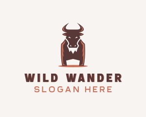 Strong Wild Bison logo design