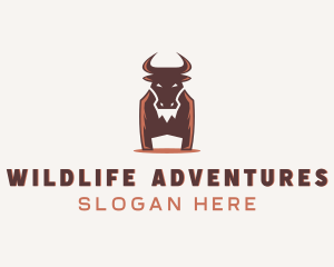 Strong Wild Bison logo design