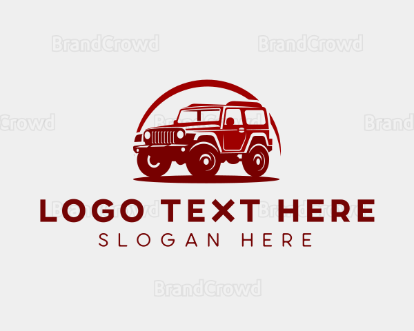 Classic SUV Car Logo