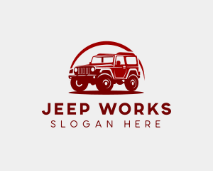 Classic SUV Car logo design