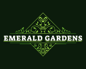 Stylish Garden Vine  logo design