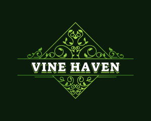 Stylish Garden Vine  logo design