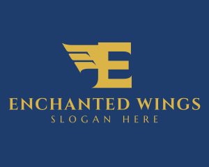 Luxury Wings Aviation logo design