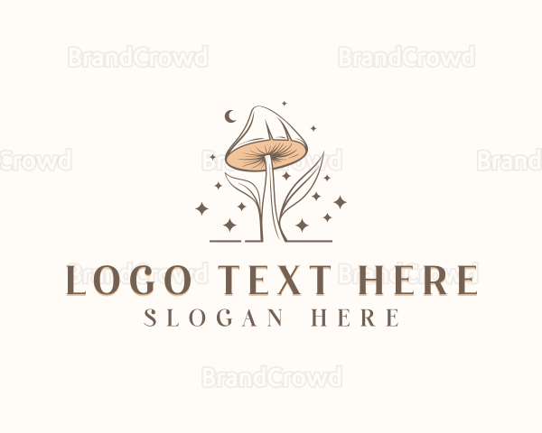 Holistic Organic Mushroom Logo