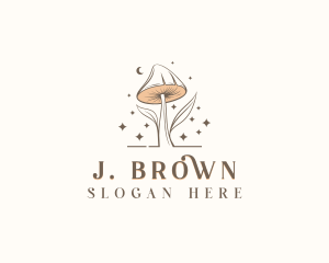 Shrooms - Holistic Organic Mushroom logo design