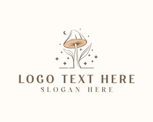 Therapeutic - Holistic Organic Mushroom logo design