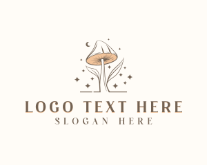 Holistic Organic Mushroom Logo