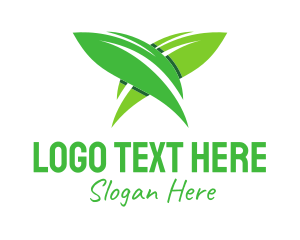 Fern - Green Leaves Nature logo design