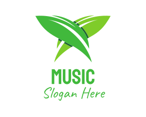 Fern - Green Leaves Nature logo design