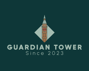 Big Ben Coffee Tower logo design