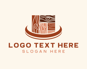 Tiling - Wooden Tile Flooring logo design