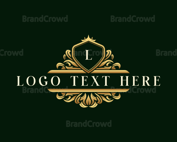 Luxury Crown Crest Logo