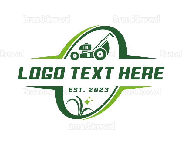 Lawn Mower Garden Logo