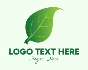 Bio - Green Herbal Leaf logo design