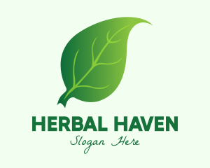 Herbal - Green Herbal Leaf logo design
