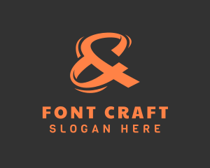 Modern Ampersand Font logo design
