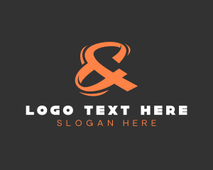 Enterprise - Modern Ampersand Font logo design