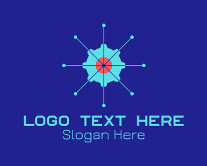 Tech - Tech Cogwheel Startup logo design