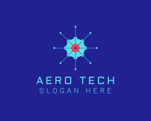 Tech Cogwheel Startup logo design