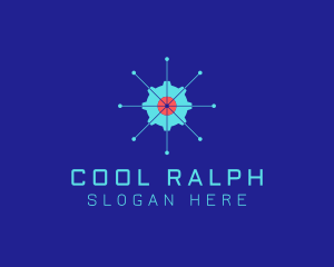 Tech Cogwheel Startup logo design