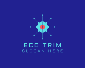 Tech Cogwheel Startup logo design