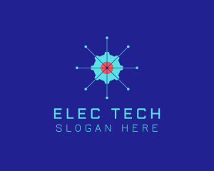 Tech Cogwheel Startup logo design