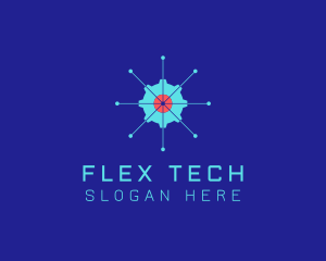 Tech Cogwheel Startup logo design