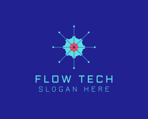 Tech Cogwheel Startup logo design