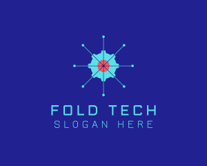 Tech Cogwheel Startup logo design