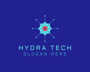 Tech Cogwheel Startup logo design