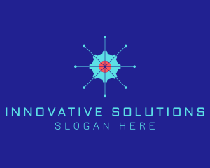 Tech Cogwheel Startup logo design