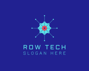 Tech Cogwheel Startup logo design