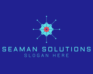 Tech Cogwheel Startup logo design