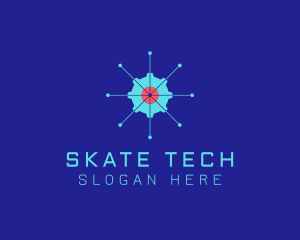 Tech Cogwheel Startup logo design