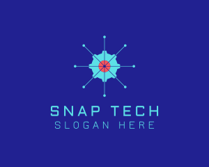 Tech Cogwheel Startup logo design