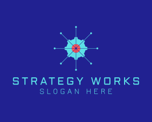 Tech Cogwheel Startup logo design