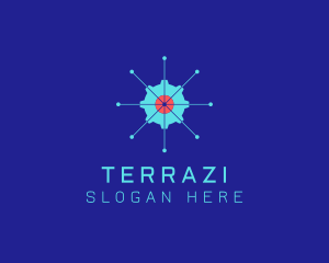 Tech Cogwheel Startup logo design