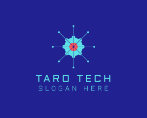 Tech Cogwheel Startup logo design