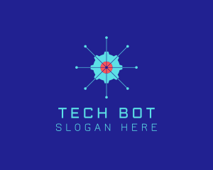 Tech Cogwheel Startup logo design