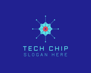 Tech Cogwheel Startup logo design