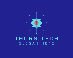 Tech Cogwheel Startup logo design