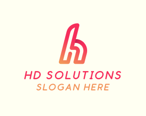 Creative Studio Letter H logo design