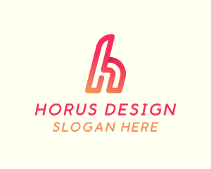 Creative Studio Letter H logo design