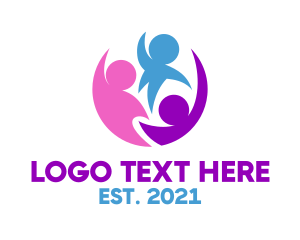 Children - Family Kids Community logo design