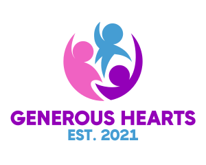 Philanthropy - Family Kids Community logo design