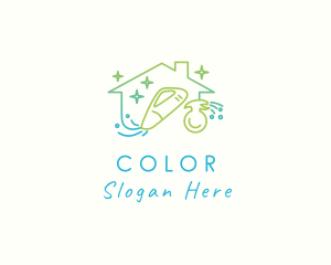 Houskeeping - Residential Housekeeping Cleaning logo design