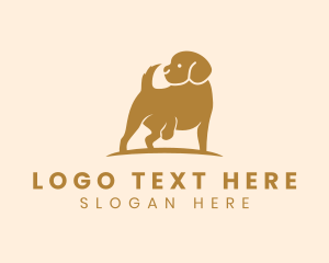 Veterinary - Beagle Puppy Pet logo design